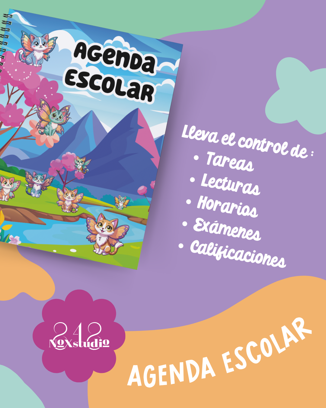 40KITE- Gatitos Mariposas