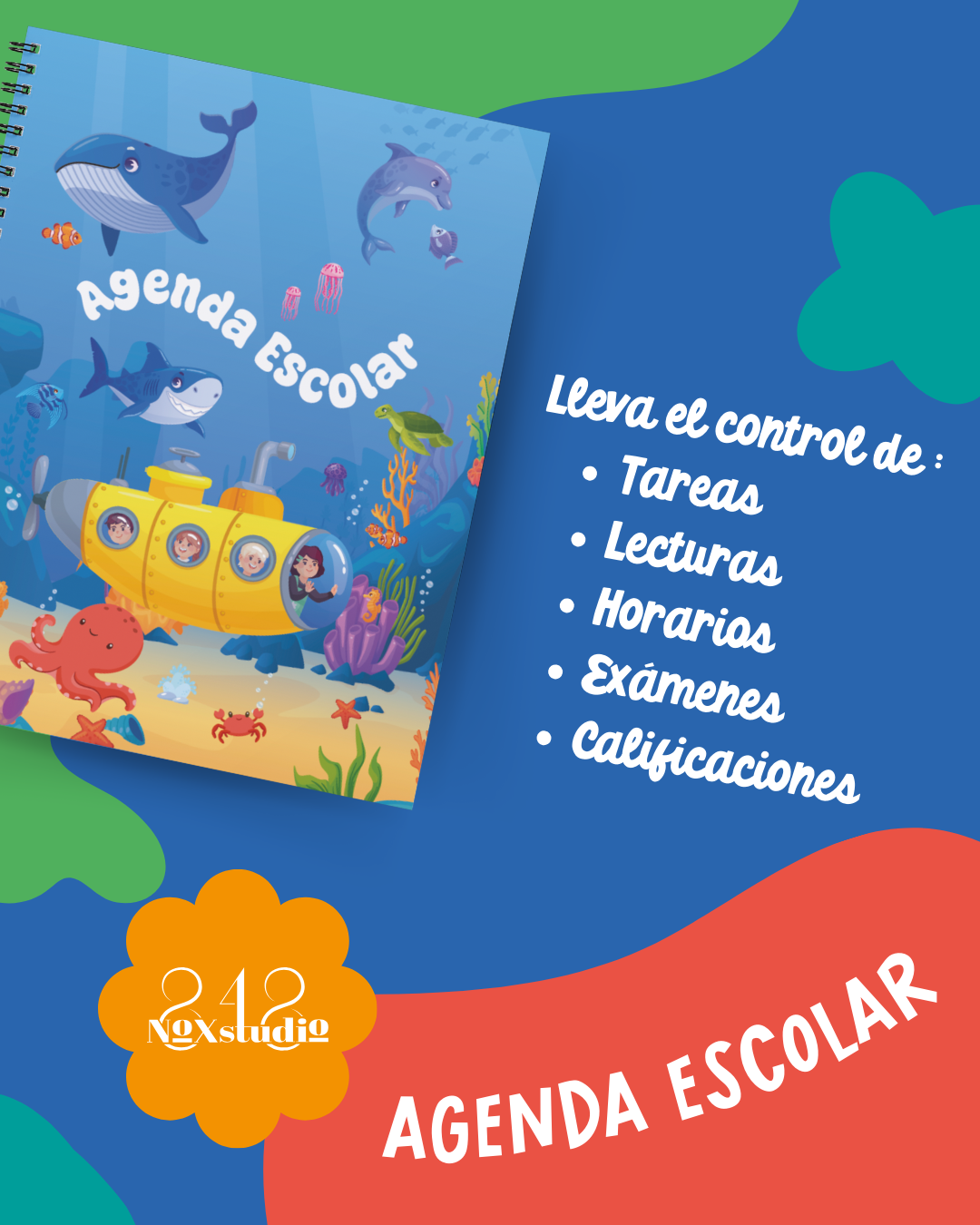 35KITE- Animales Marinos