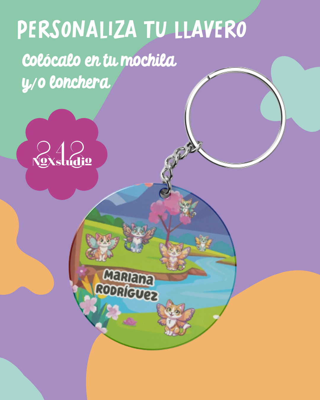 40KITE- Gatitos Mariposas