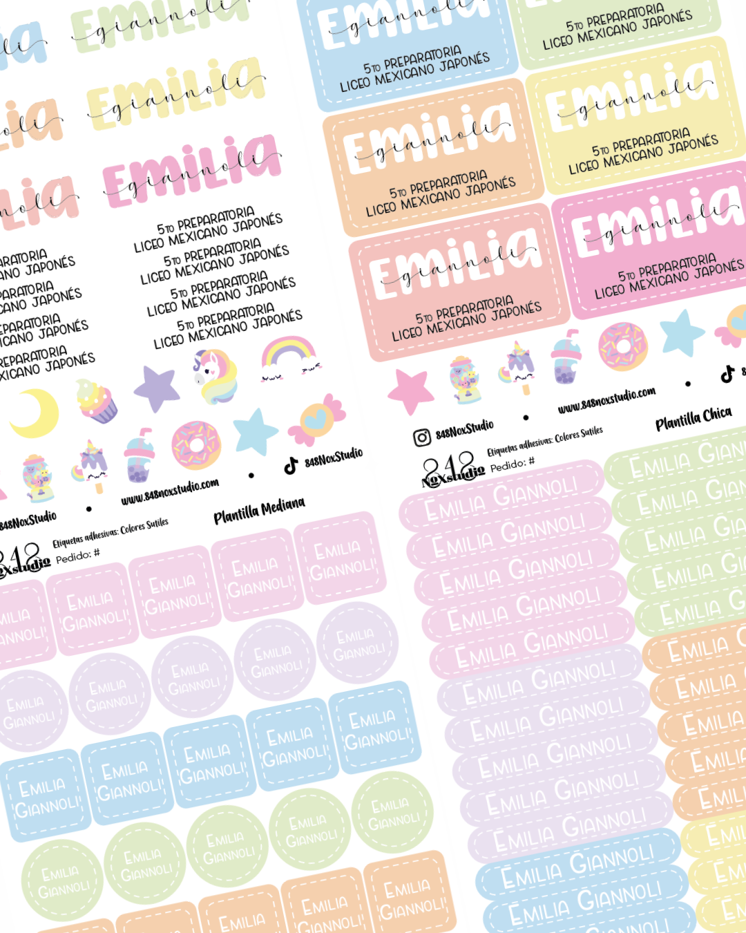 32EA- Colores Pastel