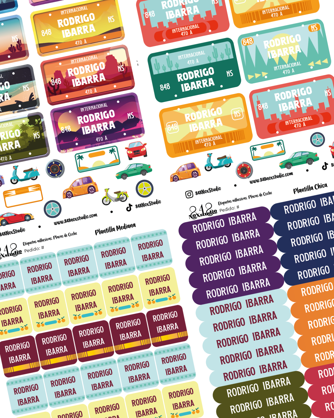 08EA- Placas de Coche