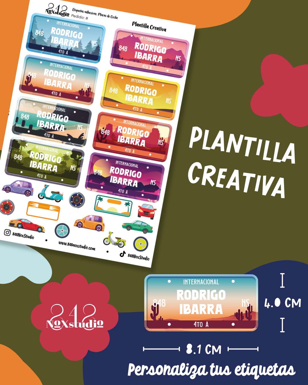 08EA- Placas de Coche