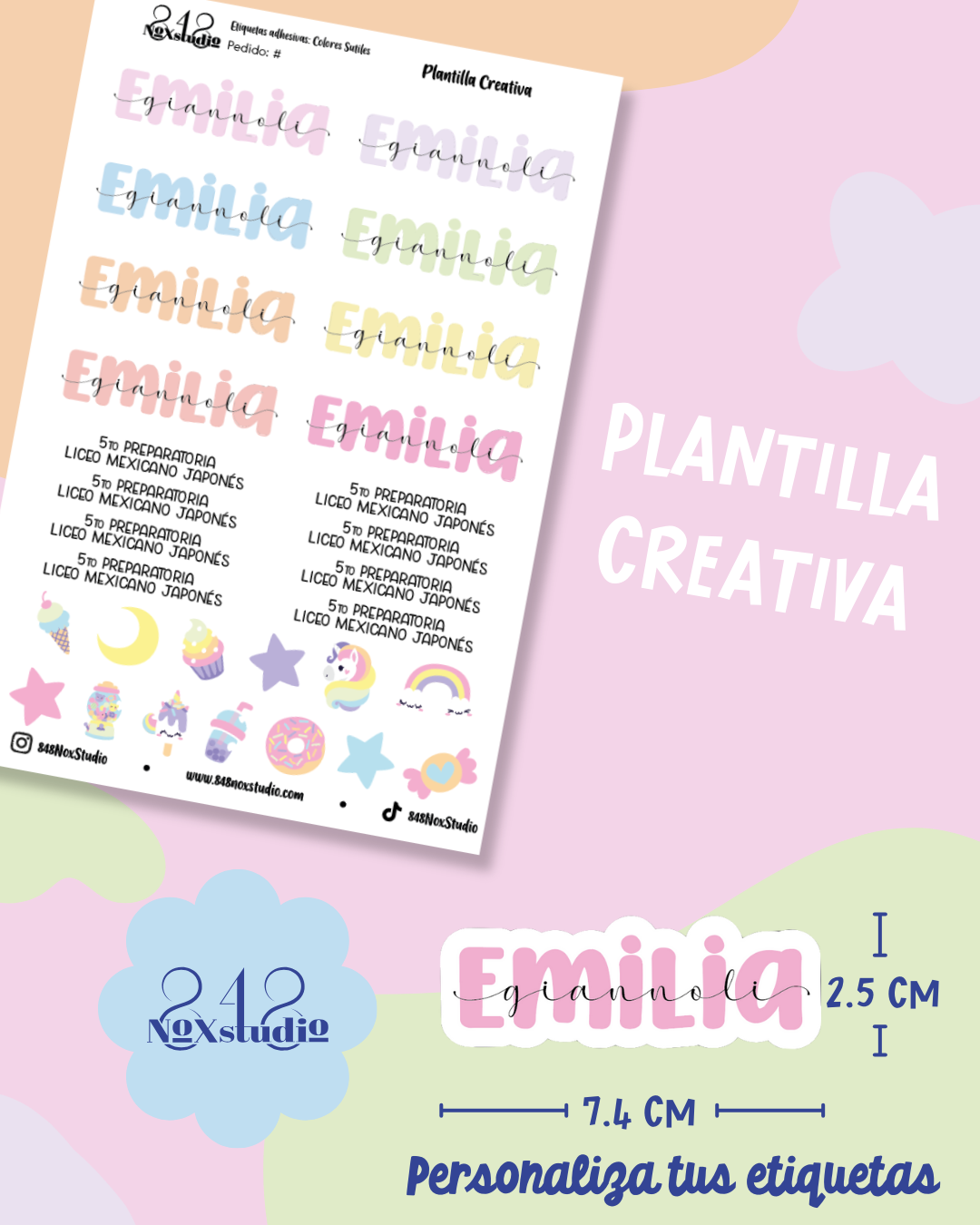 32EA- Colores Pastel