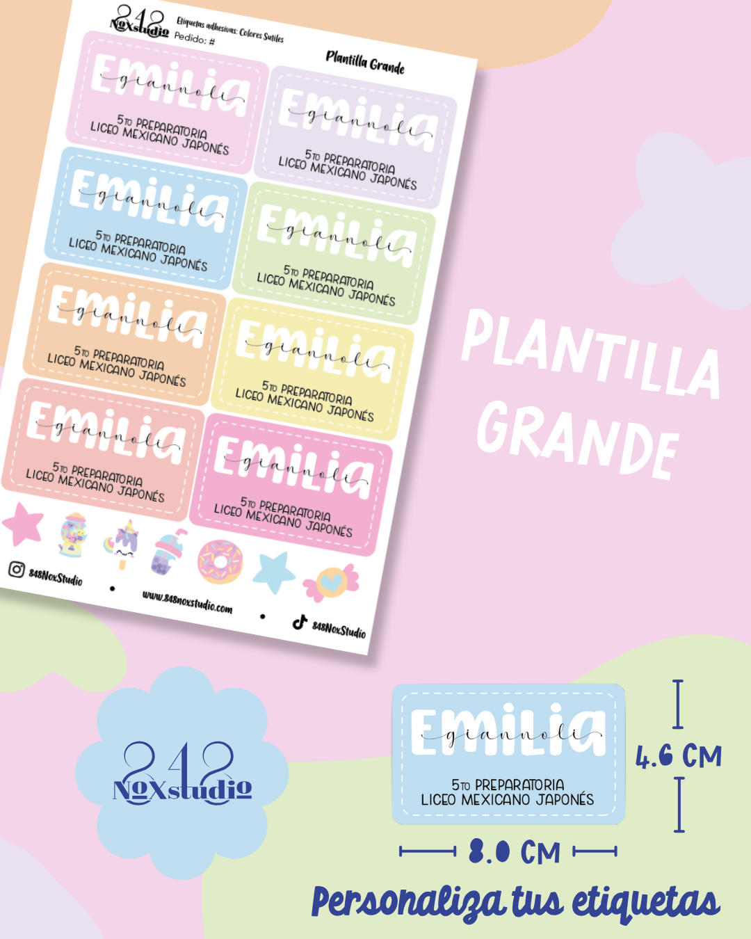 32EA- Colores Pastel