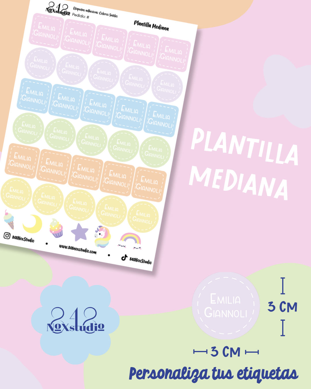 32EA- Colores Pastel
