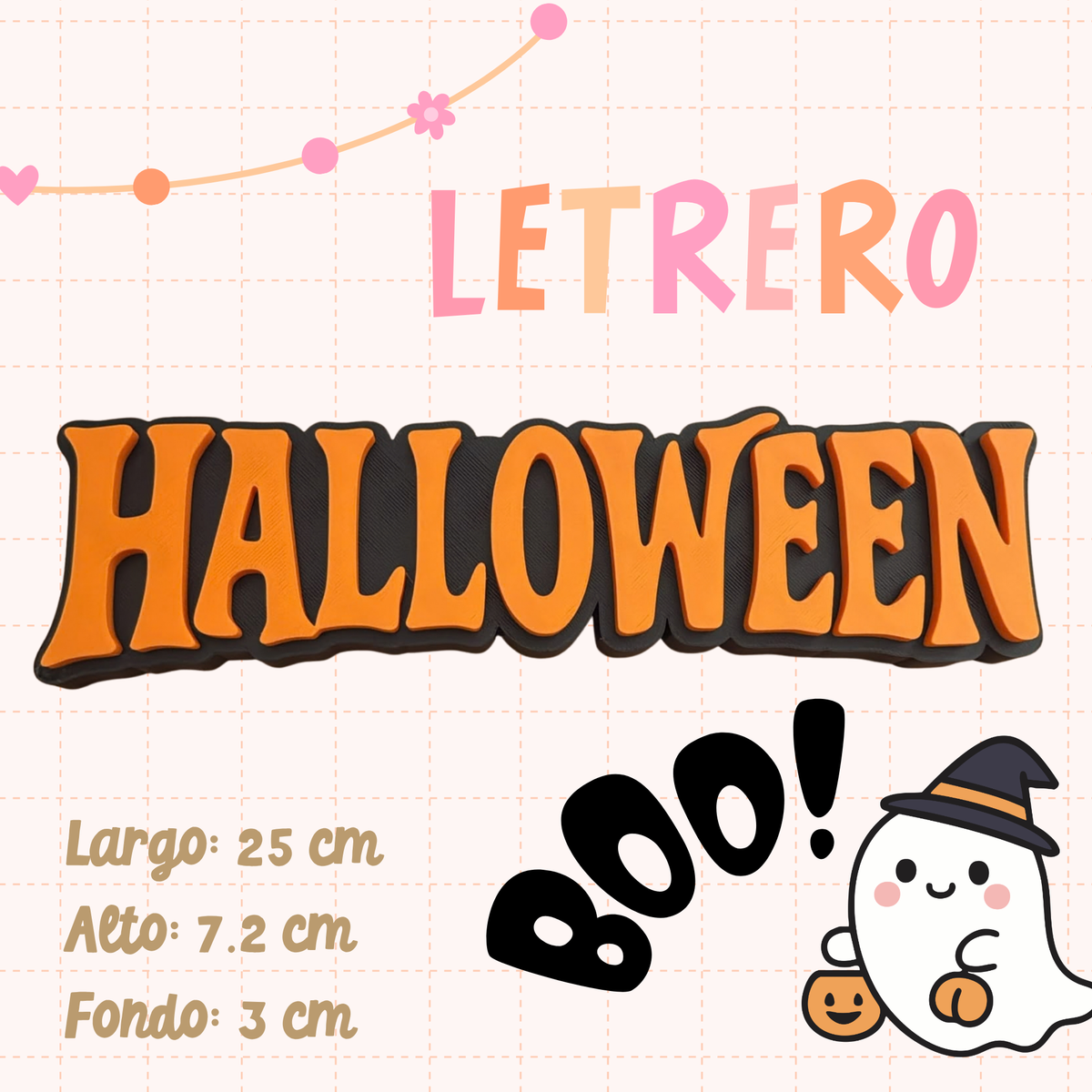 Letrero Halloween