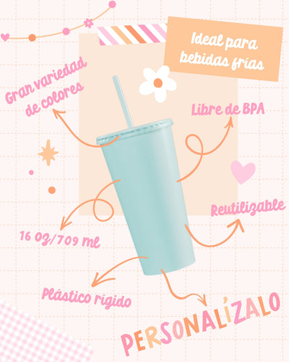 01VPB - 50 Vasos Personalizados 16oz/473ml