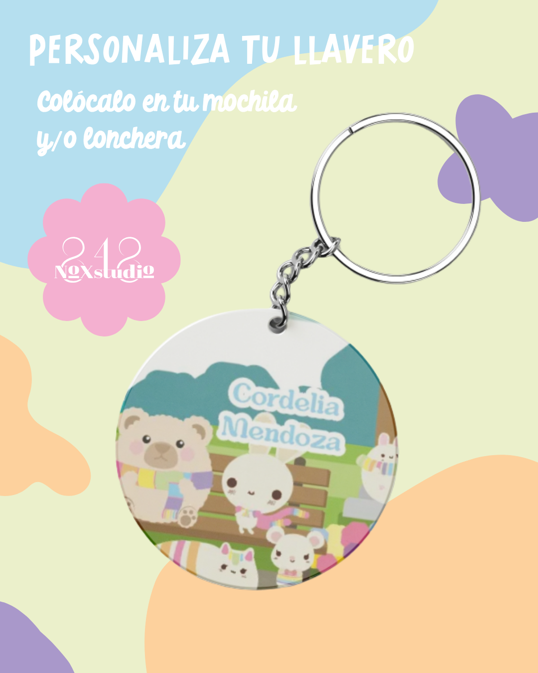 38KITE- Animales Arcoiris