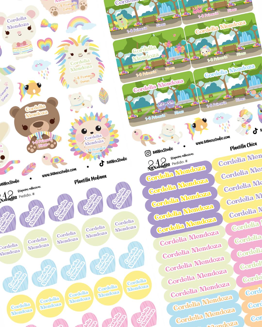 38KITE- Animales Arcoiris