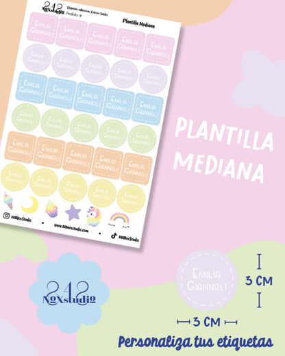 32EA- Colores Pastel