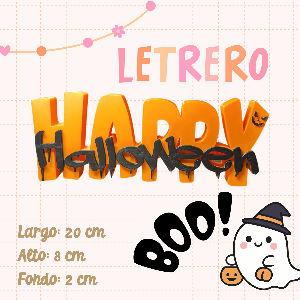 Letrero Halloween