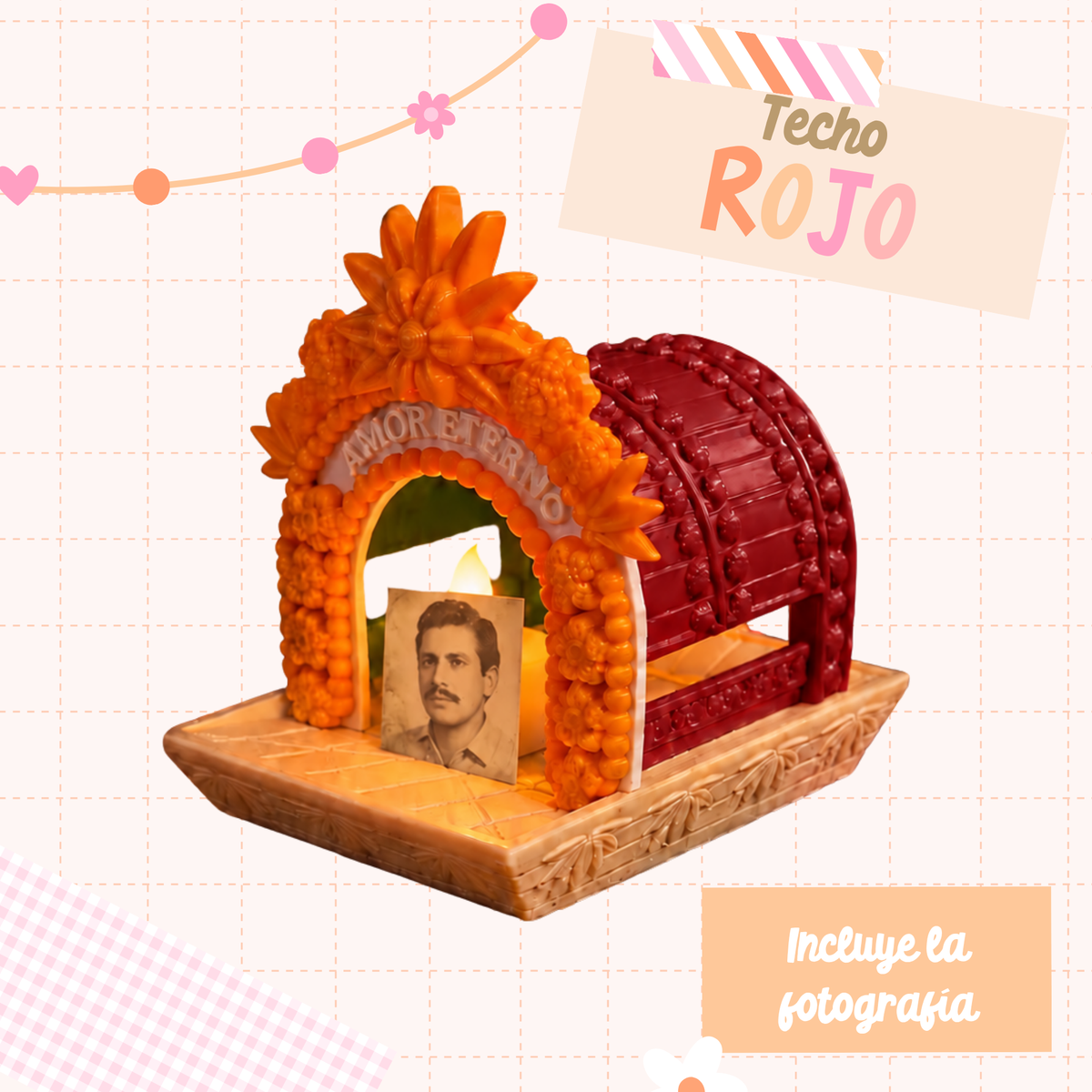 Mini Trajinera Día de Muertos
