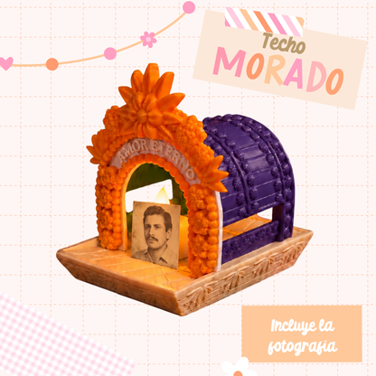 Mini Trajinera Día de Muertos