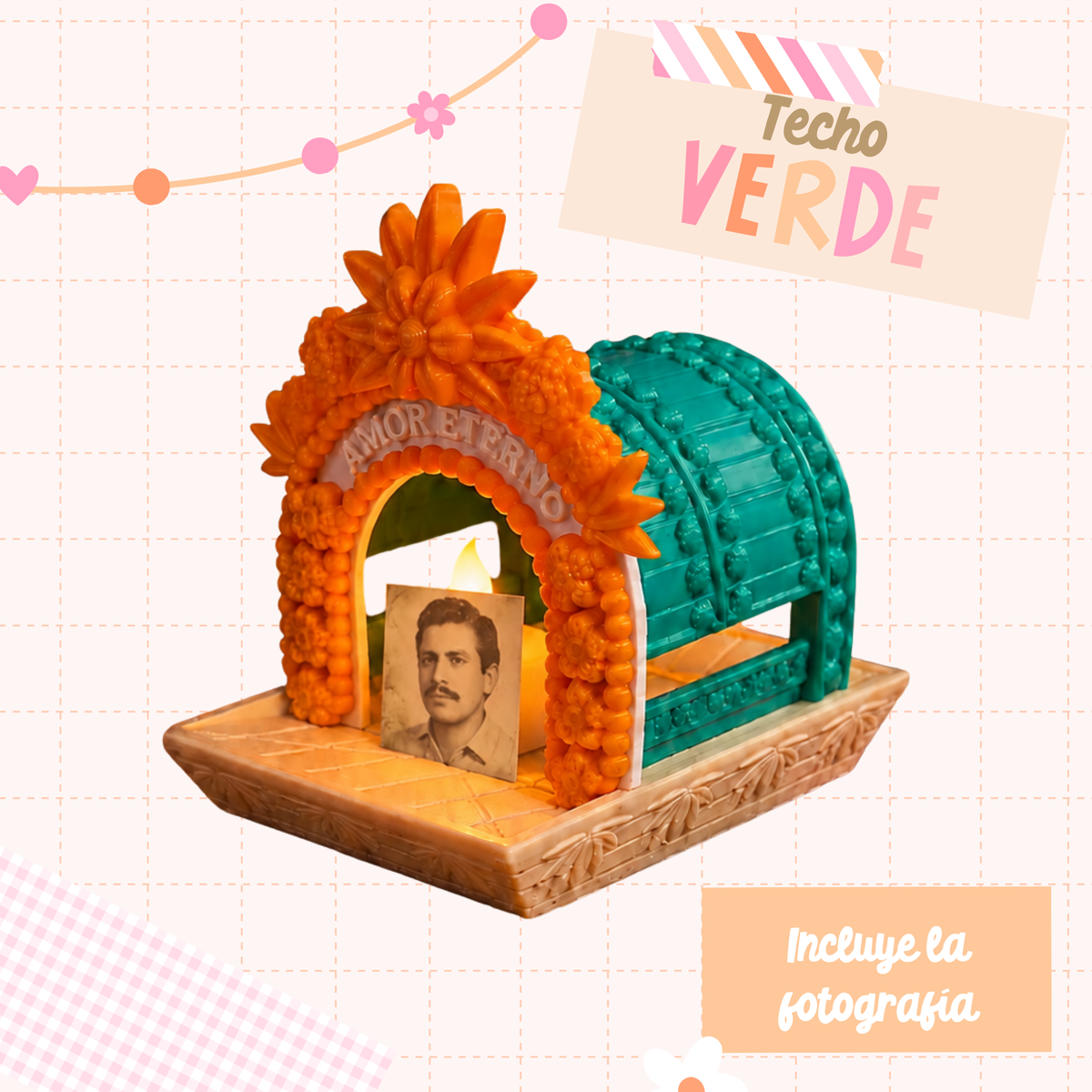 Mini Trajinera Día de Muertos