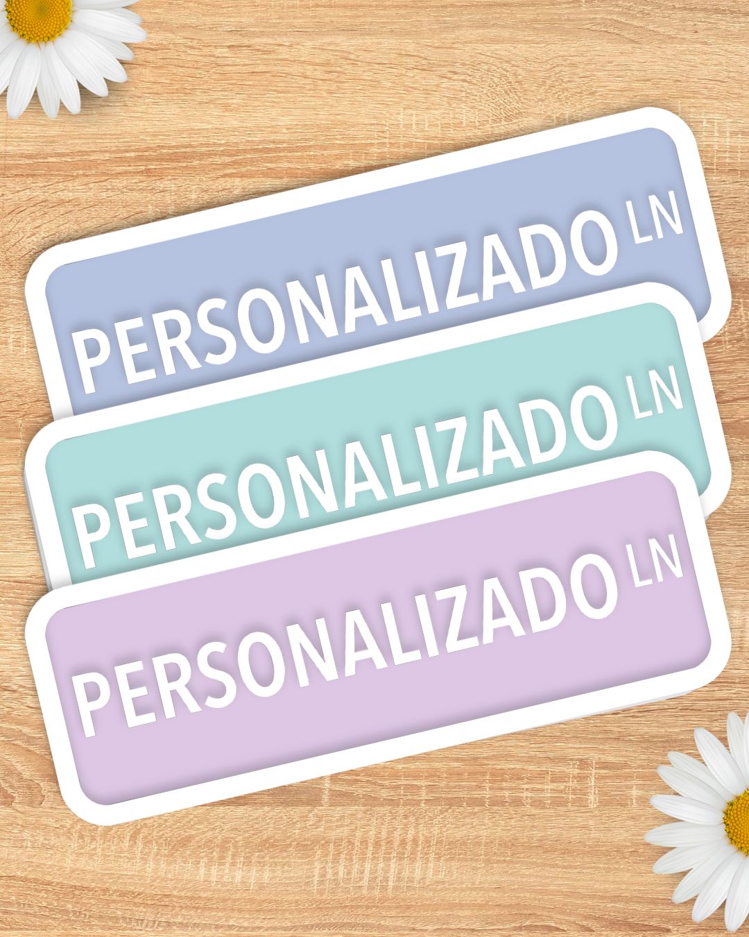 Pack de 3 Letreros PERSONALIZADOS de Biblioteca