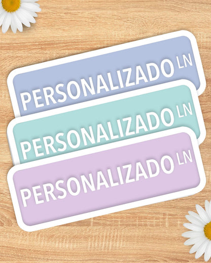 Pack de 3 Letreros PERSONALIZADOS de Biblioteca