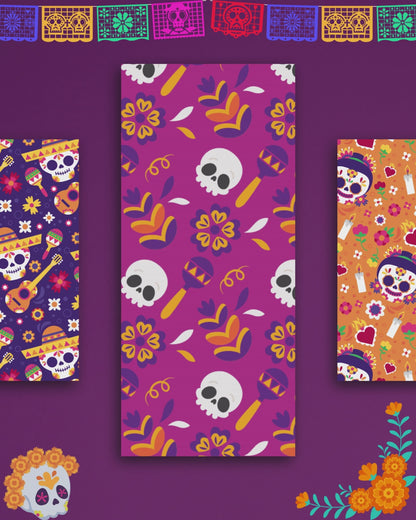 Día de Muertos - 6 Separadores de Libros