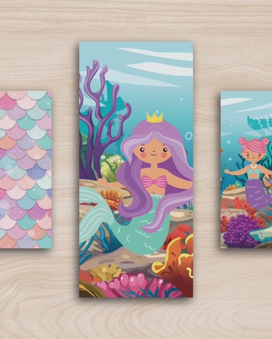 Hermosas Sirenas - 6 Separadores de Libros