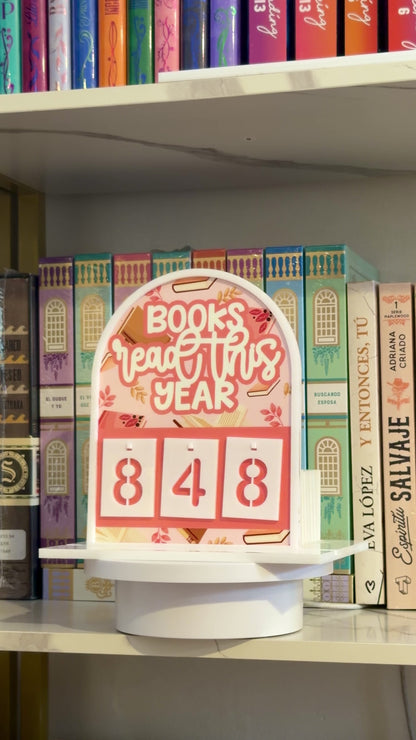 Contador De Libros Anual!