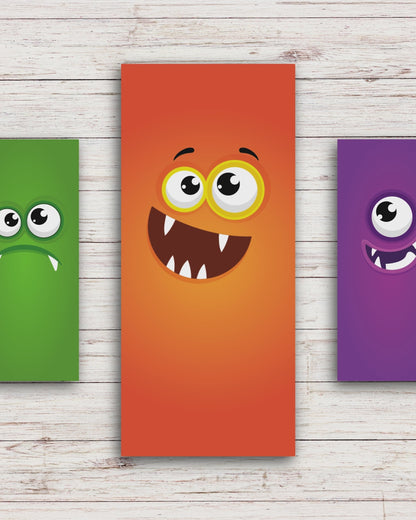 Divertidos Monstruos - 6 Separadores de Libros