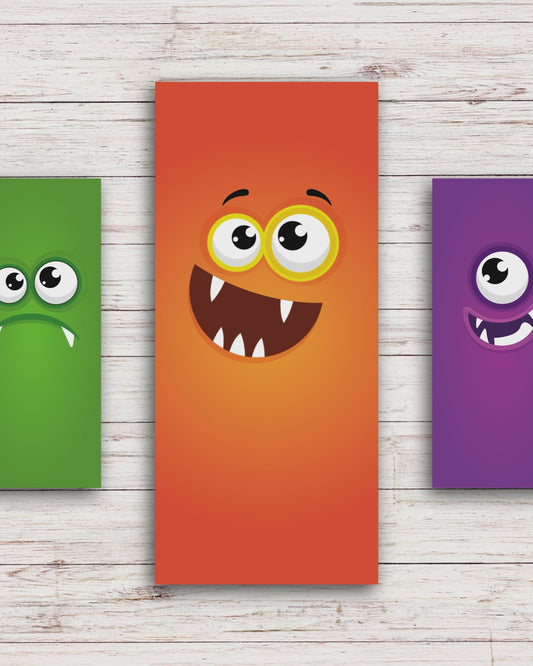 Divertidos Monstruos - 6 Separadores de Libros